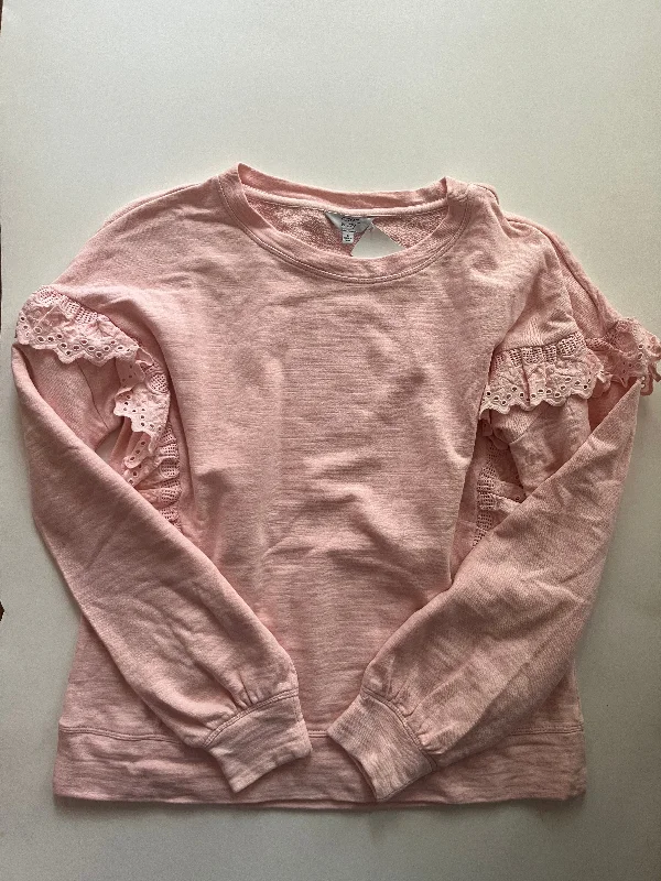 Men's Hoodies for SnowboardingLight Pink Sweatshirt Crewneck Crown And Ivy, Size S