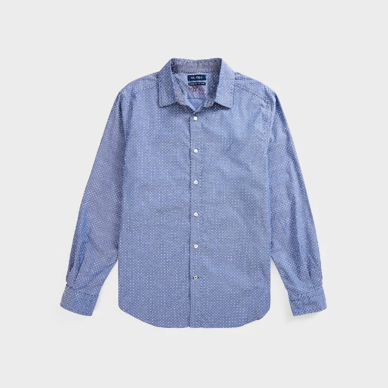 Men's Camouflage Shirts for an Outdoor AppealNautica Mens Big & Tall Classic Fit Dot Print Oxford Shirt