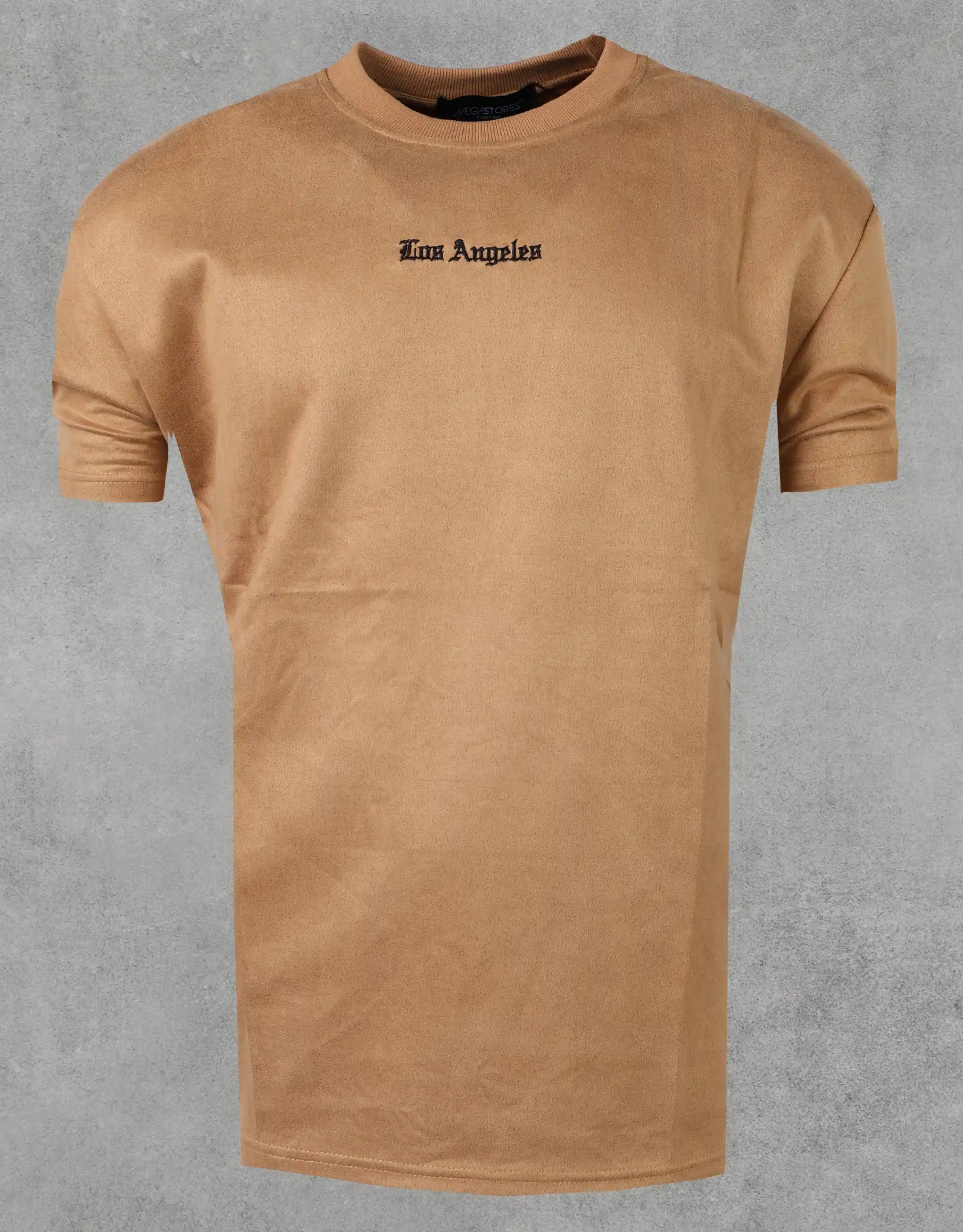 Men's Shirts with Rounded HemlinesSuede Tee
