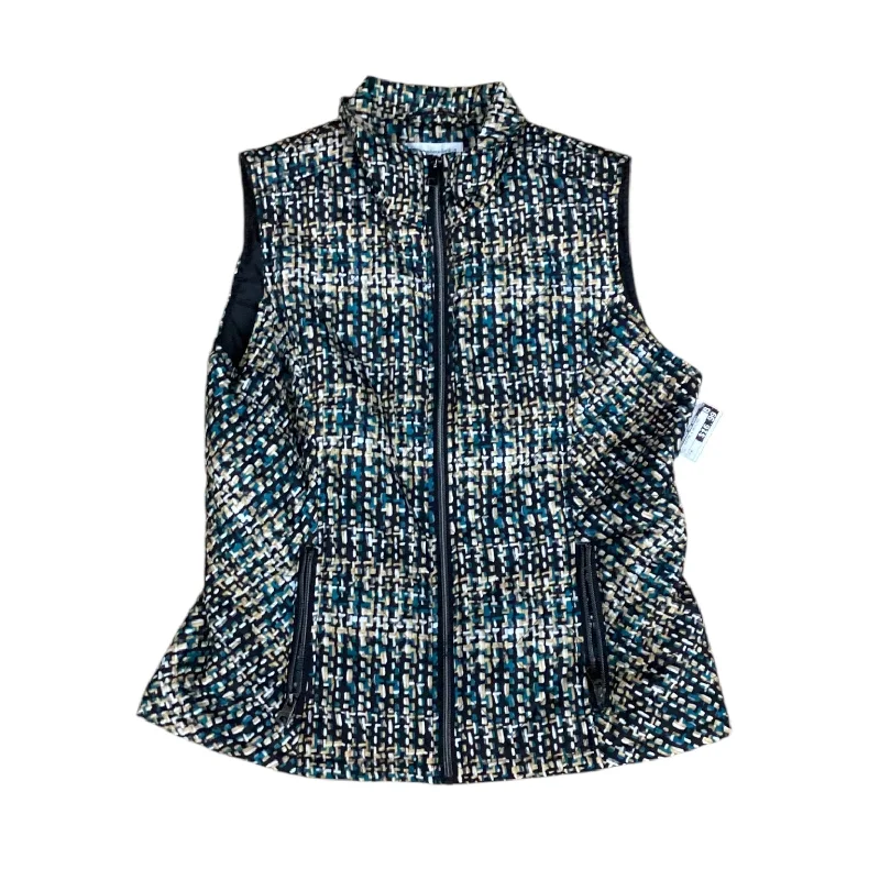 Men's Coats with Multi-Pocket DesignVest Puffer & Quilted By Christopher And Banks In Teal, Size: M Men's Coats with Multi-Pocket DesignVest Puffer & Quilted By Christopher And Banks In Teal, Size: M