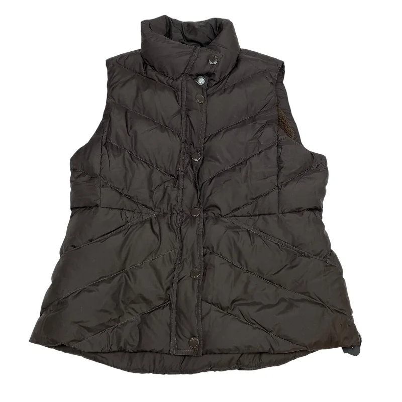 Men's Coats with Hidden PocketsVest Puffer & Quilted By J. Crew In Brown, Size: L