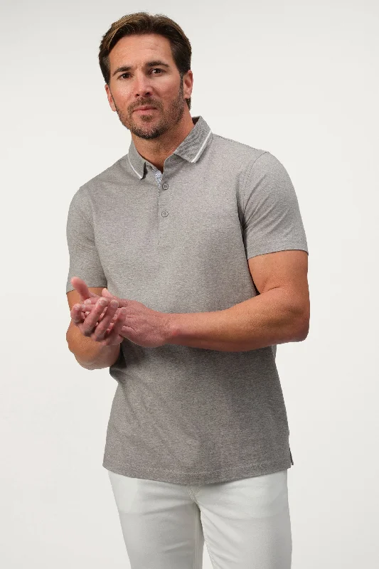 Striped Men's TopsMercerized Solid Polos