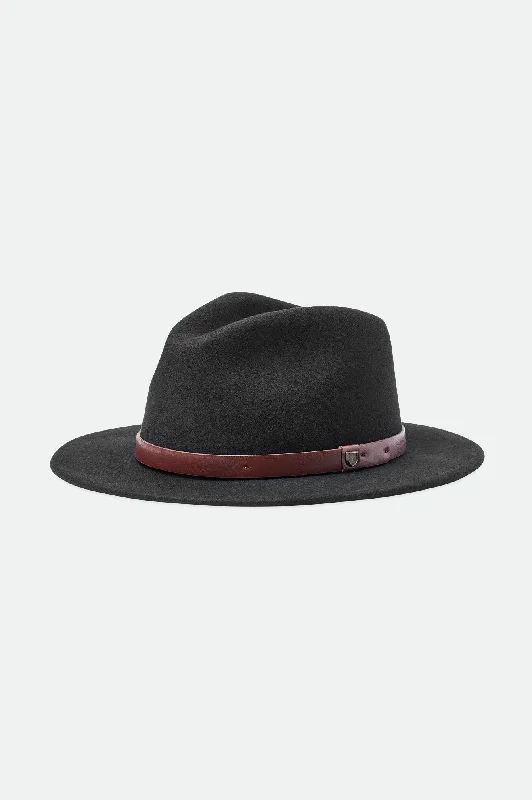 Women's Bucket HatsMesser Fedora - Black