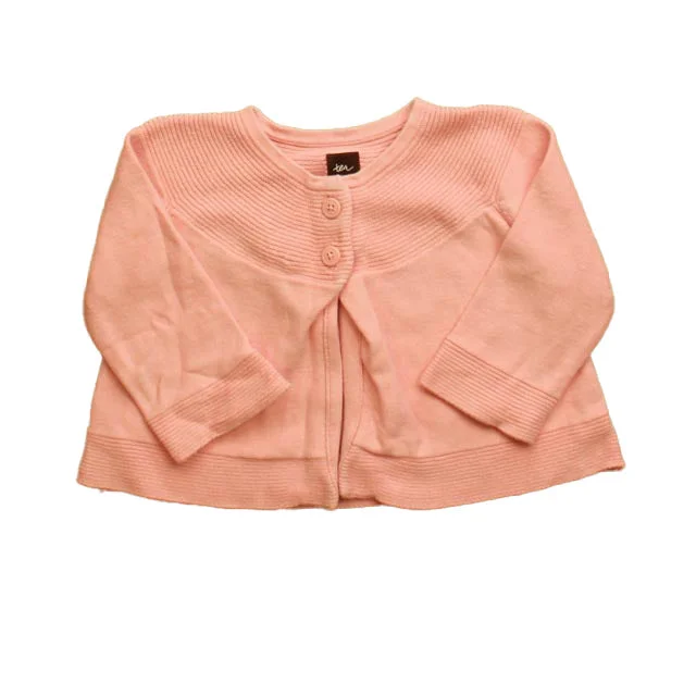 Men's Sweaters with Elastic CuffsTea Girls Pink Cardigan