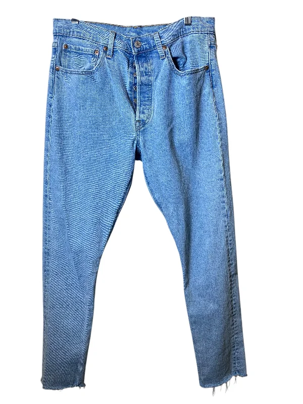 Men's Jeans with RipsJeans Straight By Levis In Blue, Size: 8