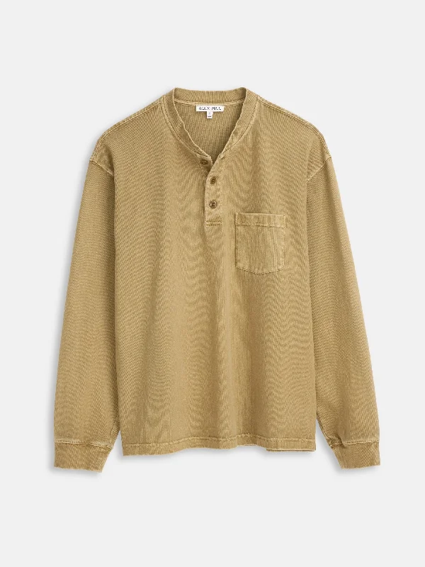 Patterned Men's Hawaiian ShirtsAlan Henley In Heavyweight Cotton