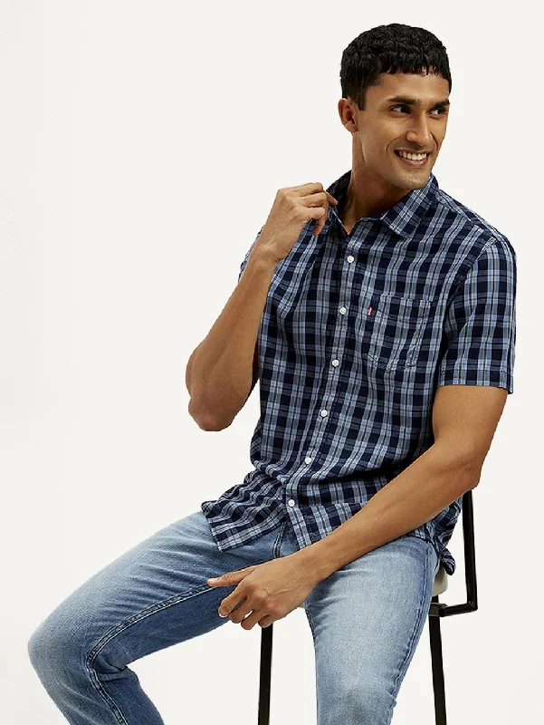 Men's Hawaiian Shirts for a Tropical VibeMen's Checkered Slim Fit Shirt