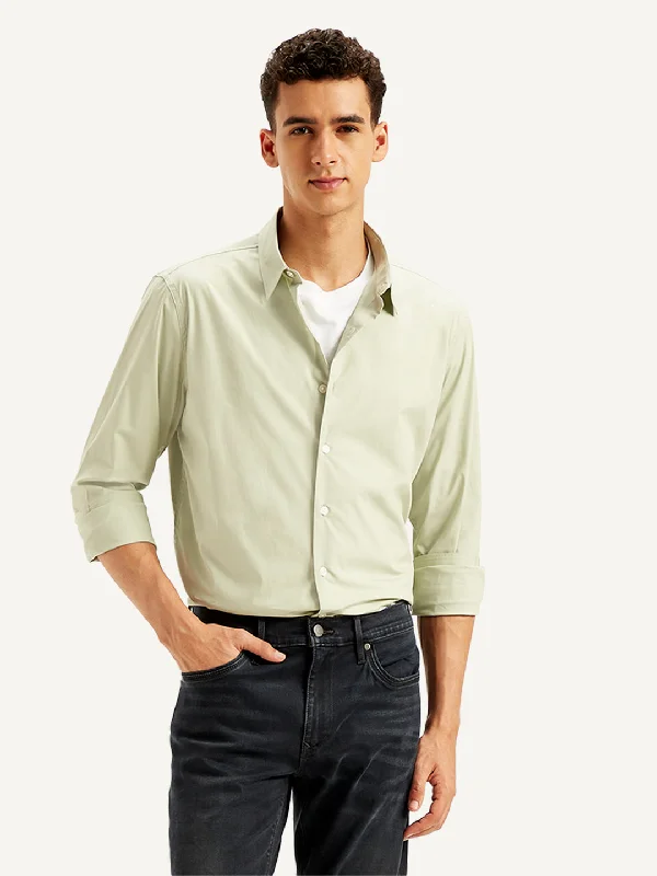 Men's Fishing Shirts for Water SportsMen's Solid Slim Fit Shirt