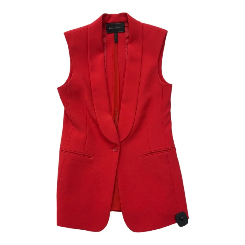 Men's Coats with ButtonsVest Other By Bcbgmaxazria In Red, Size: S