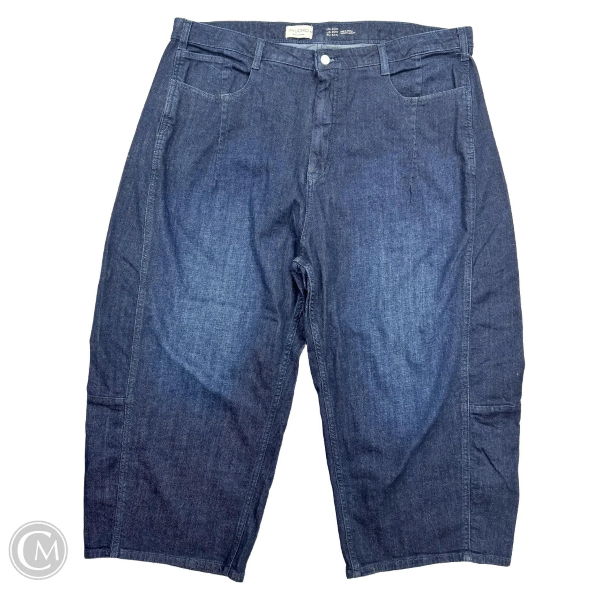 Premium Men's JeansJeans Wide Leg By Pilcro In Blue Denim, Size: 20