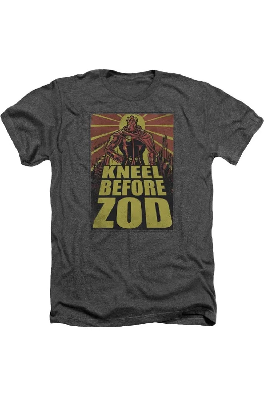 Layered Men's VestsSuperman Zod Poster Adult Heather Tee / T-Shirt