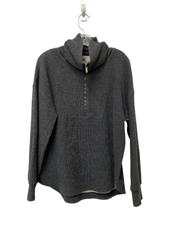 Men's Hoodies with Reinforced HemsGrey Sweatshirt Collar Lou And Grey, Size M