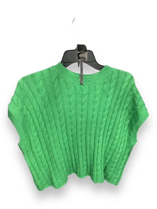 Waterproof Men's ParkasVest Sweater By Clothes Mentor In Green, Size: M