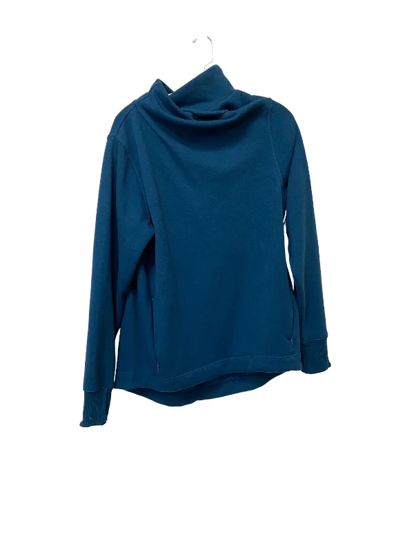 Men's Hoodies with Hidden ZippersSweatshirt Crewneck By Athleta In Teal, Size: M