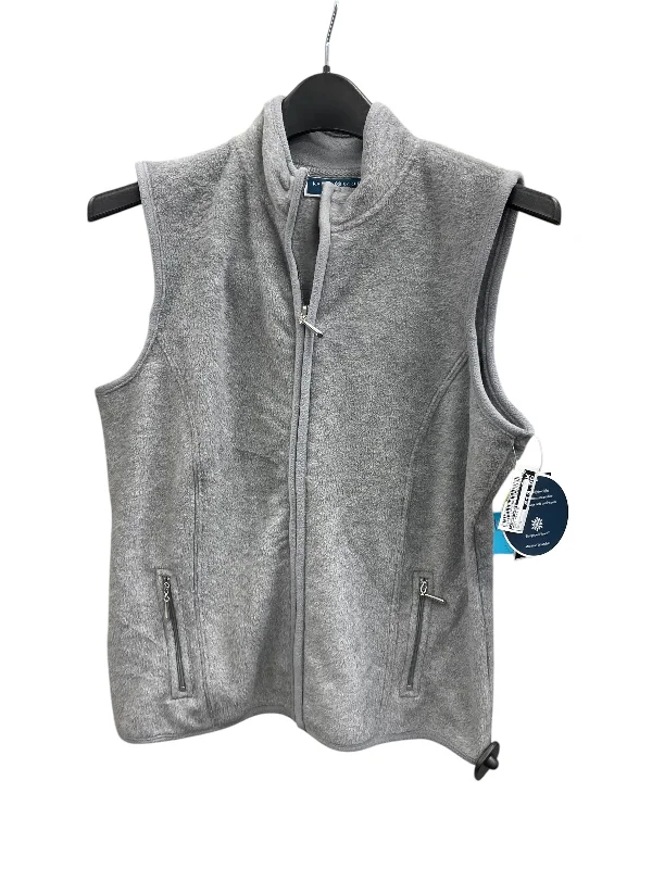 Men's Coats for Big and TallVest Fleece By Karen Scott In Grey, Size: S