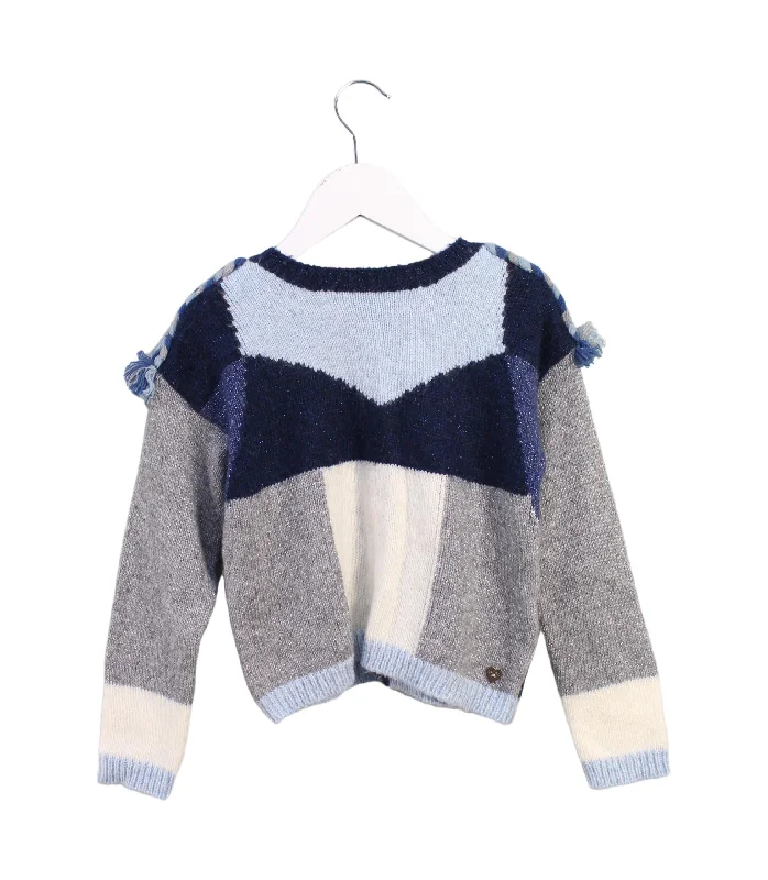 Men's Sweaters with Stand-Up CollarsCatimini Knit Sweater 4T