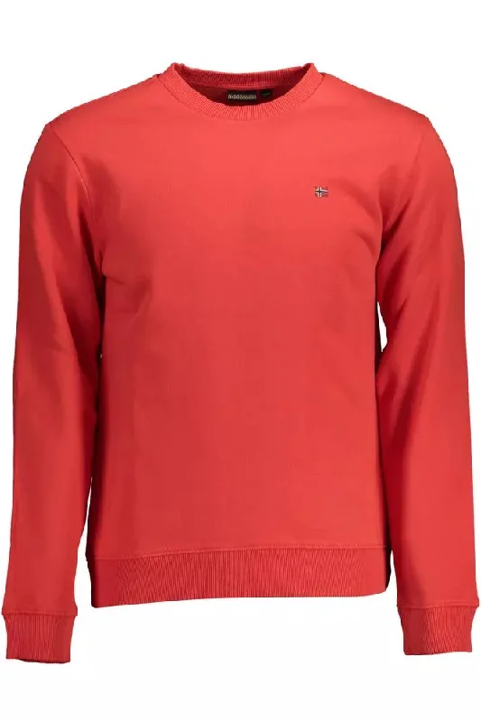 Men's Sweaters with High-Neck DesignsNapapijri Chic Crewneck Sweater with Embroide Men's Detail Men's Sweaters with High-Neck DesignsNapapijri Chic Crewneck Sweater with Embroide Men's Detail