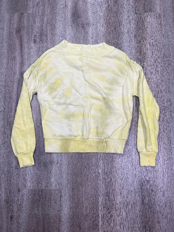 Men's Hoodies for Short MenSweatshirt Crewneck By Pilcro In Yellow, Size: S