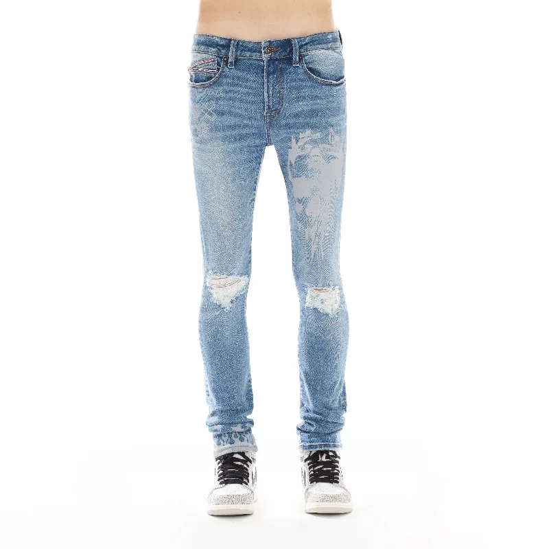 Jeans for Men with Skinny LegsPUNK SUPER SKINNY IN IDOL