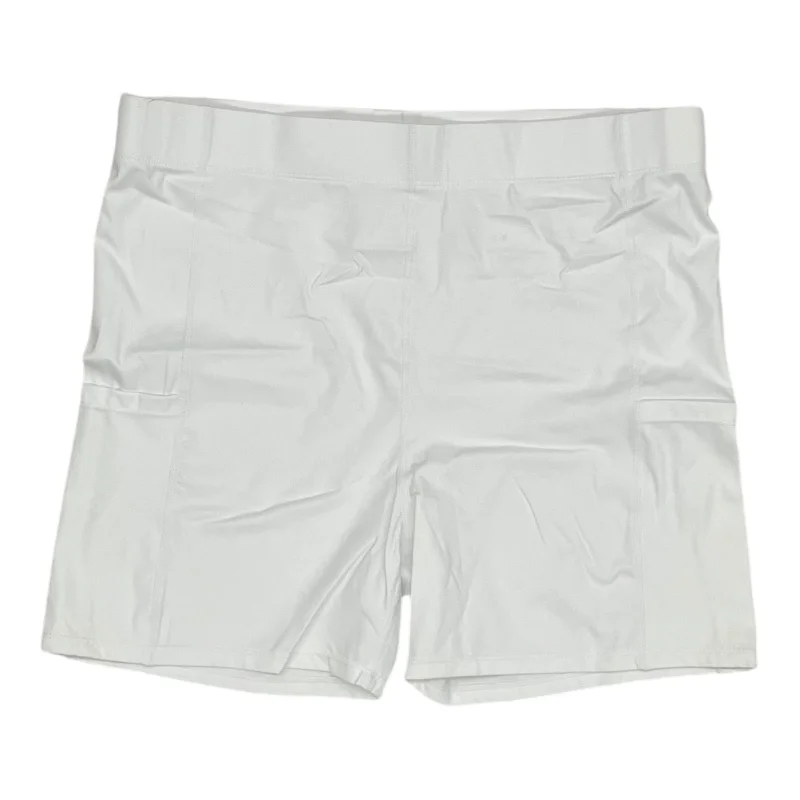 Work-Ready Men's Cargo and Utility ShortsAthletic Shorts By Cmc In White, Size:Xl
