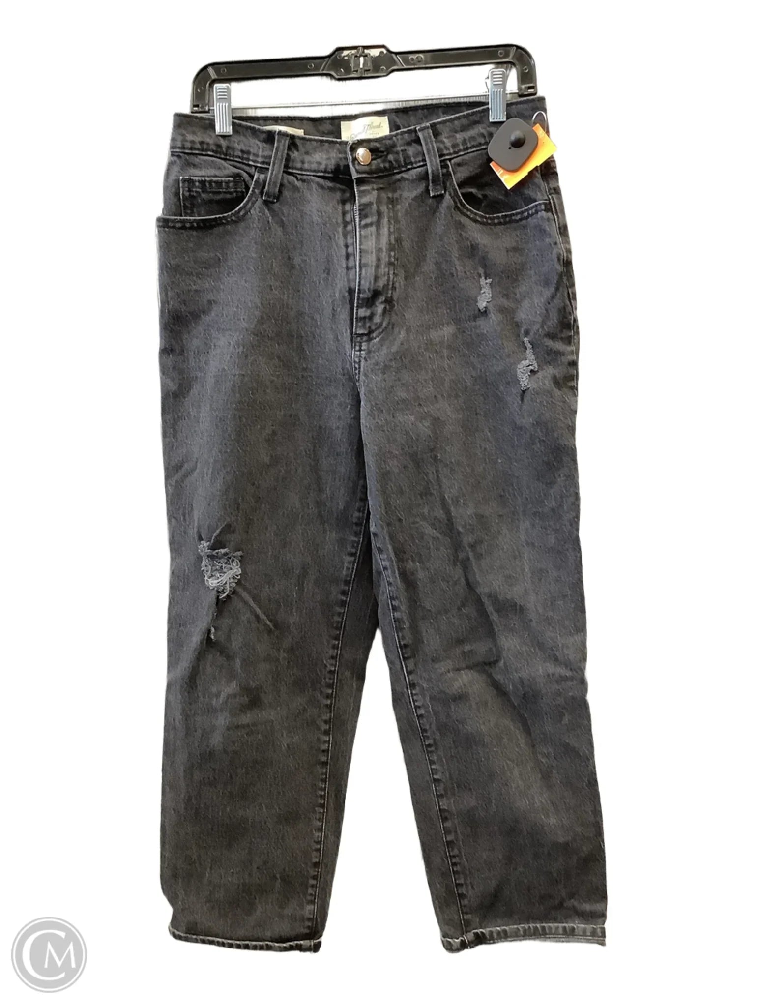 Leather Patch Men's JeansJeans Straight By Universal Thread In Black, Size: 10
