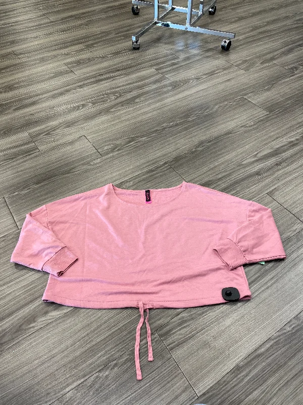 Men's Hoodies with Reflective StripesSweatshirt Crewneck By Clothes Mentor In Pink, Size: M Men's Hoodies with Reflective StripesSweatshirt Crewneck By Clothes Mentor In Pink, Size: M