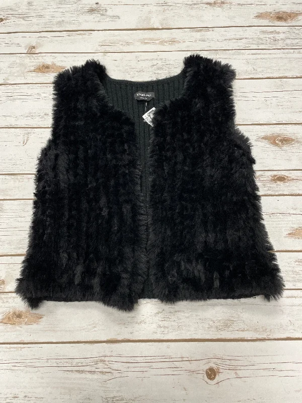 Men's Coats with Breathable FabricVest Faux Fur & Sherpa By Bebe In Black, Size: S