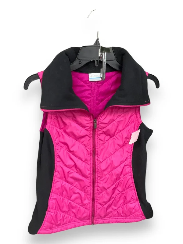 Men's Coats with Modern CutsVest Puffer & Quilted By Columbia In Pink, Size: S