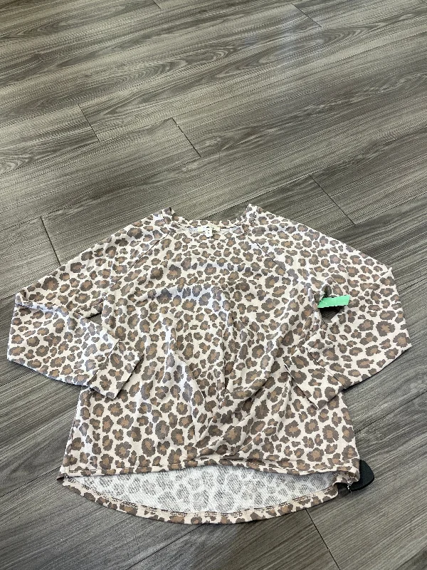 Men's Hoodies with ThumbholesSweatshirt Crewneck By Clothes Mentor In Animal Print, Size: M Men's Hoodies with ThumbholesSweatshirt Crewneck By Clothes Mentor In Animal Print, Size: M