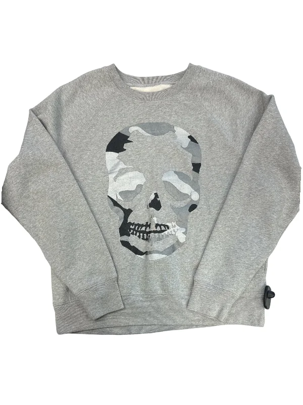 Men's Hoodies for SkiingSweatshirt Crewneck By Zadig And Voltaire In Grey, Size: M