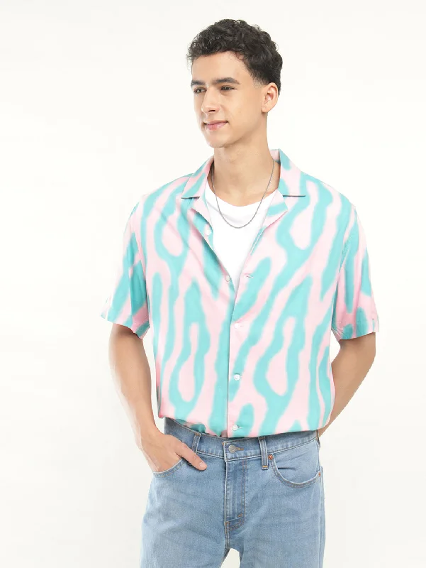 Men's Golf Shirts for On-Course StyleMen's Printed Camp Shirt