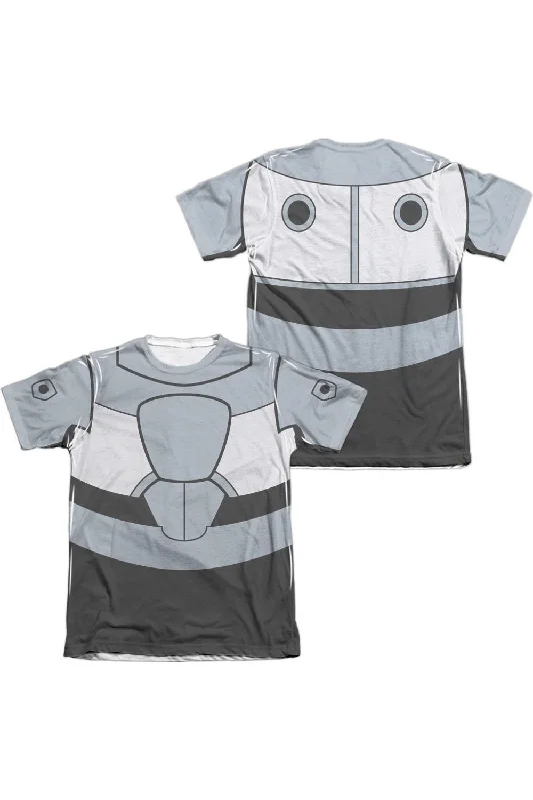 Stylish Men's HenleysTeen Titans Go Cyborg Uniform (Front/Back Print) Adult Poly/Cotton Short Sleeve Tee / T-Shirt Stylish Men's HenleysTeen Titans Go Cyborg Uniform (Front/Back Print) Adult Poly/Cotton Short Sleeve Tee / T-Shirt
