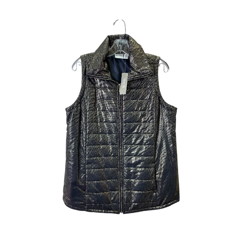 Men's Coats for SkiingVest Puffer & Quilted By Zenergy By Chicos In Gold, Size:M