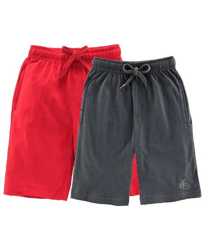 Steel Grey & Red