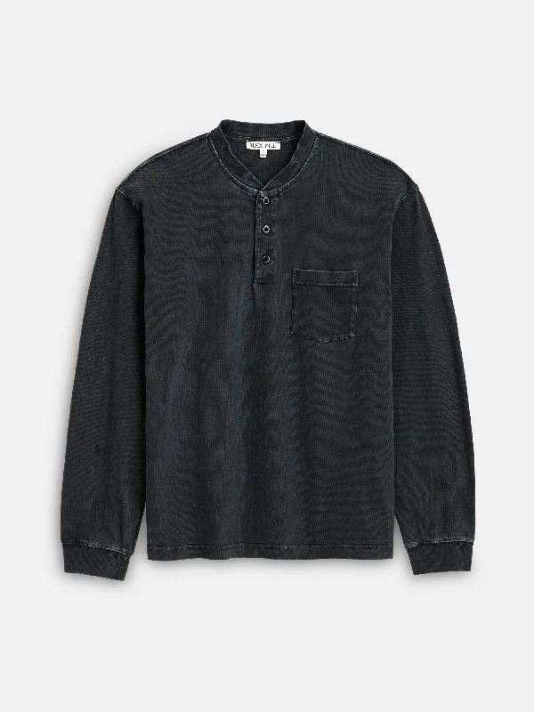Men's Unique and Designer TopsAlan Henley In Heavyweight Cotton