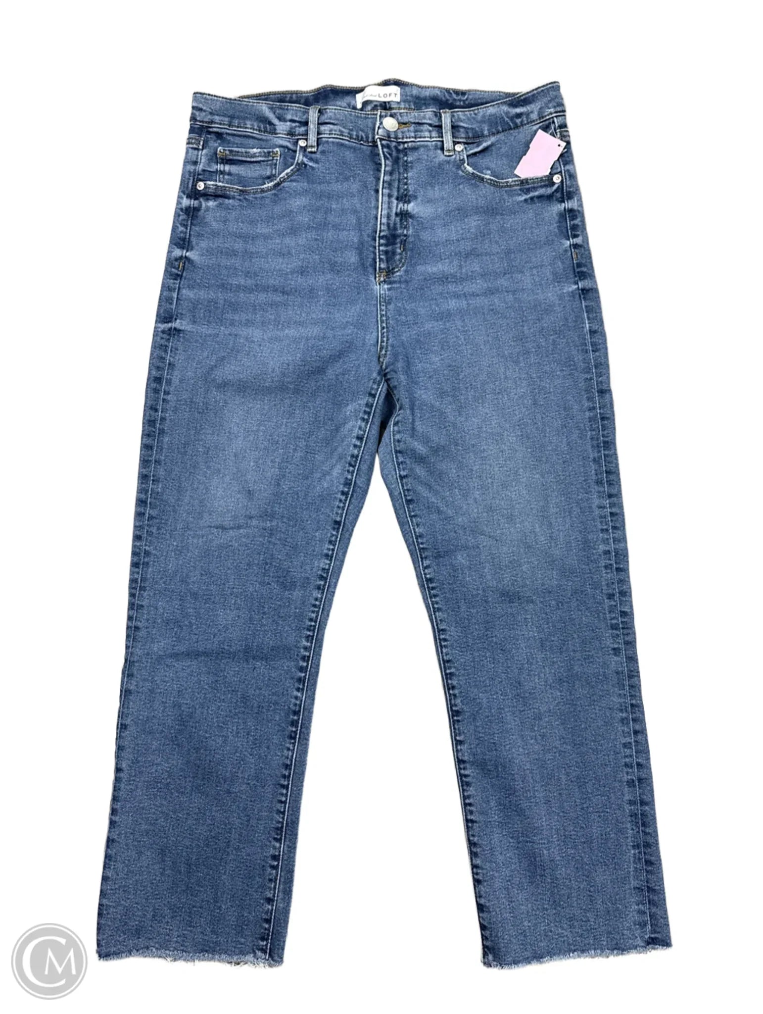 Jeans for Men with a Big BellyJeans Straight By Loft In Blue Denim, Size: 14