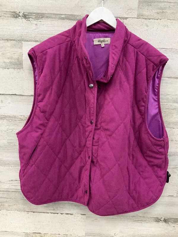 Men's Coats for Formal EventsVest Puffer & Quilted By Haptics In Pink, Size: 3x