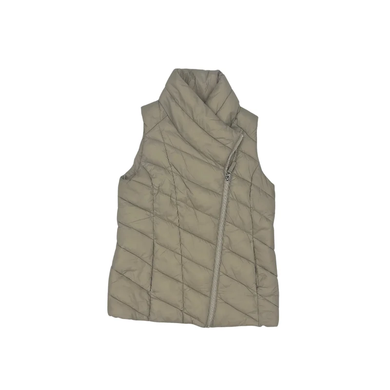 Men's Coats for SnowboardingVest Puffer & Quilted By Nicole Miller In Tan, Size:S