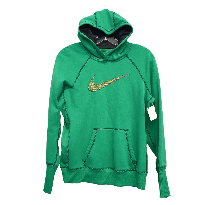 Men's Hoodies with Reinforced StitchingAthletic Sweatshirt Hoodie By Nike Apparel In Green, Size: M Men's Hoodies with Reinforced StitchingAthletic Sweatshirt Hoodie By Nike Apparel In Green, Size: M