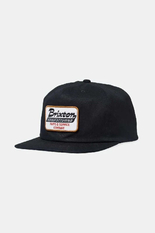 Rainproof Fishing HatsTownship Netplus Snapback - Black