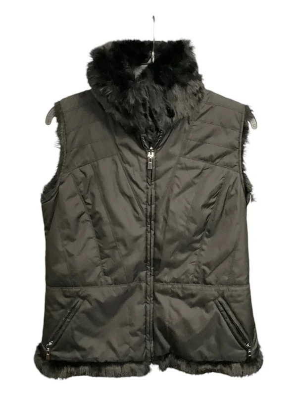 Trendy Men's Anorak JacketsVest Faux Fur & Sherpa By Coldwater Creek In Black, Size: Xs Trendy Men's Anorak JacketsVest Faux Fur & Sherpa By Coldwater Creek In Black, Size: Xs