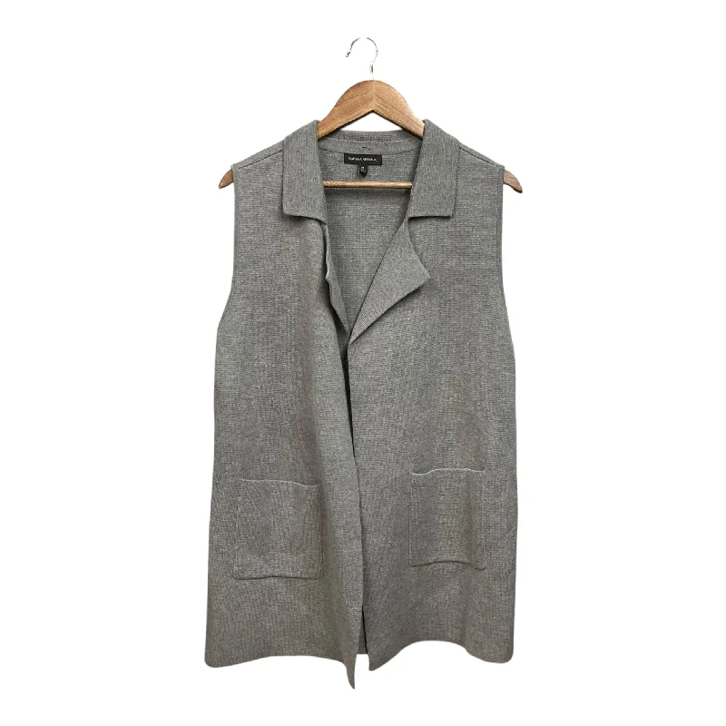 Men's Coats with Synthetic InsulationVest Other By Banana Republic In Grey, Size: M