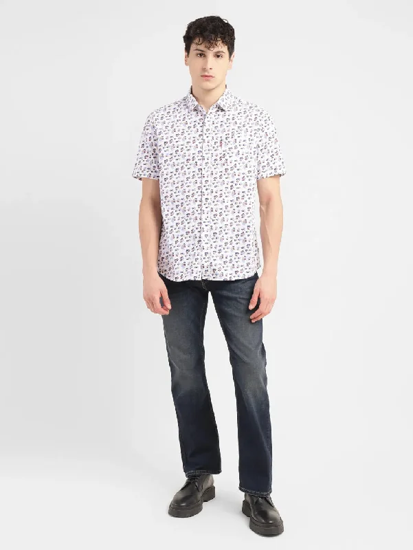 Men's Plaid Shirts for a Country CharmMen's Floral Print Slim Fit Shirt