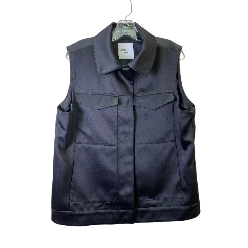 Men's Coats with Synthetic InsulationVest Other By Jane Post In Black, Size:L