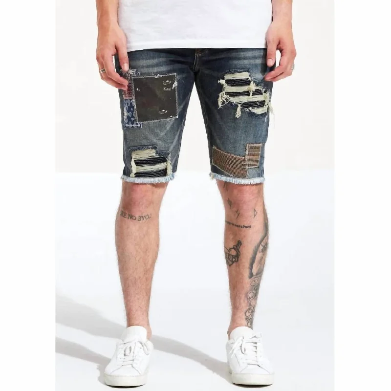 Classic Men's Denim ShortsSashi Short In Indigo Patch