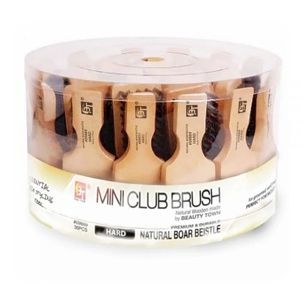 BEAUTY TOWN  MINI CLUB  BRUSH- HARD # 09889