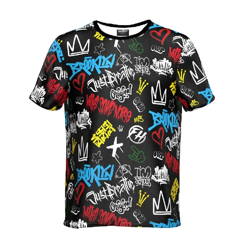 Graffiti Pattern T-Shirt