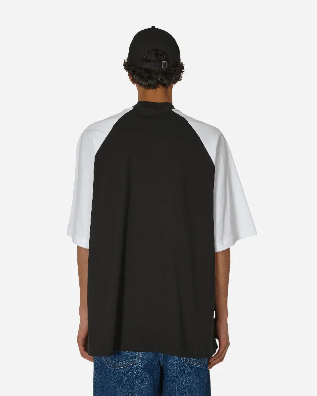 Oversize Logo Raglan T-Shirt Black / White