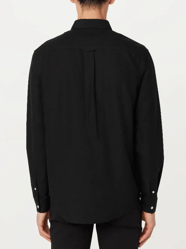 The Jasper Oxford Shirt in Black