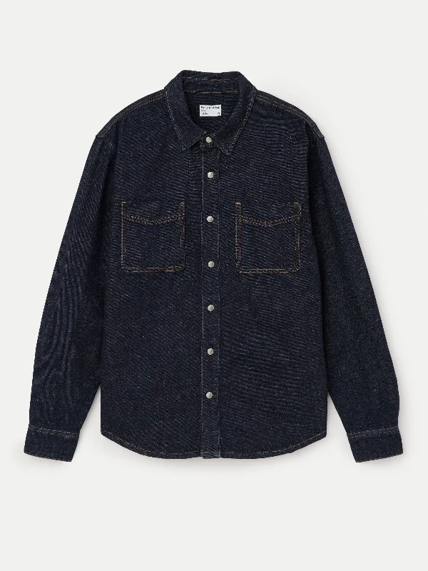 The Denim Shirt in Navy